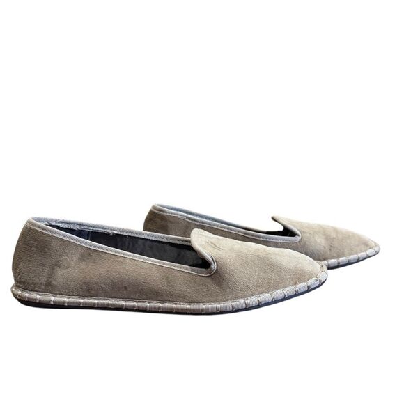 Zara Velvet Espadrille Loafer Flats - Picture 7 of 12